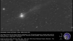 Межзвёздная комета выпростала хвост: 3I/ATLAS растёт на глазах